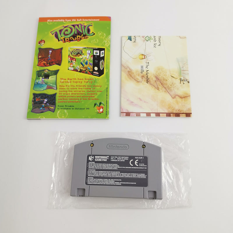 Nintendo 64 Spiel : Rayman 2 The Great Escape mit Karte | N64 Game - OVP PAL