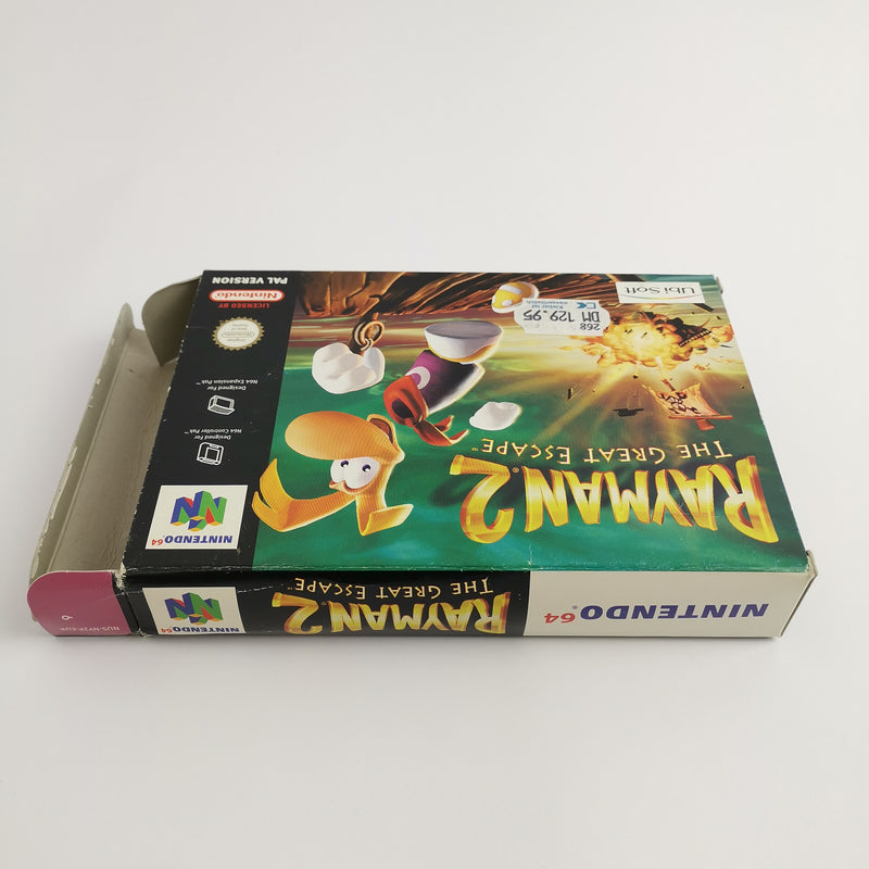 Nintendo 64 Spiel : Rayman 2 The Great Escape mit Karte | N64 Game - OVP PAL