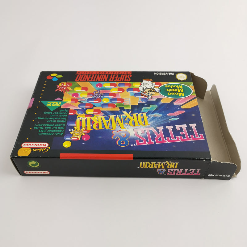 Super Nintendo Spiel : Tetris & Dr. Mario | SNES Game - OVP PAL-Version