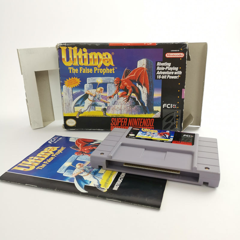 Super Nintendo Spiel : Ultima The False Prophet | SNES Game - OVP NTSC-U/C USA