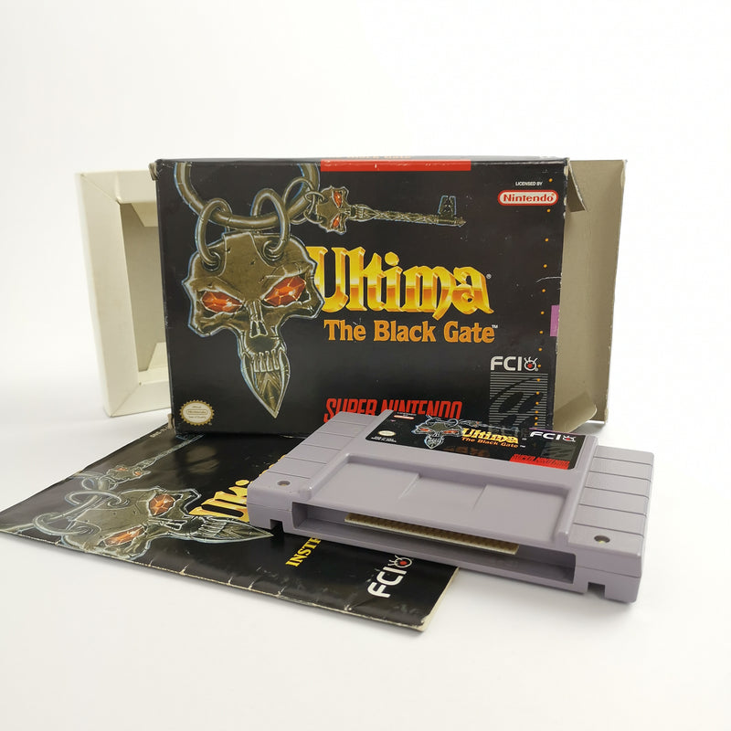 Super Nintendo Spiel : Ultima The Black Gate | SNES Game - OVP NTSC-U/C USA