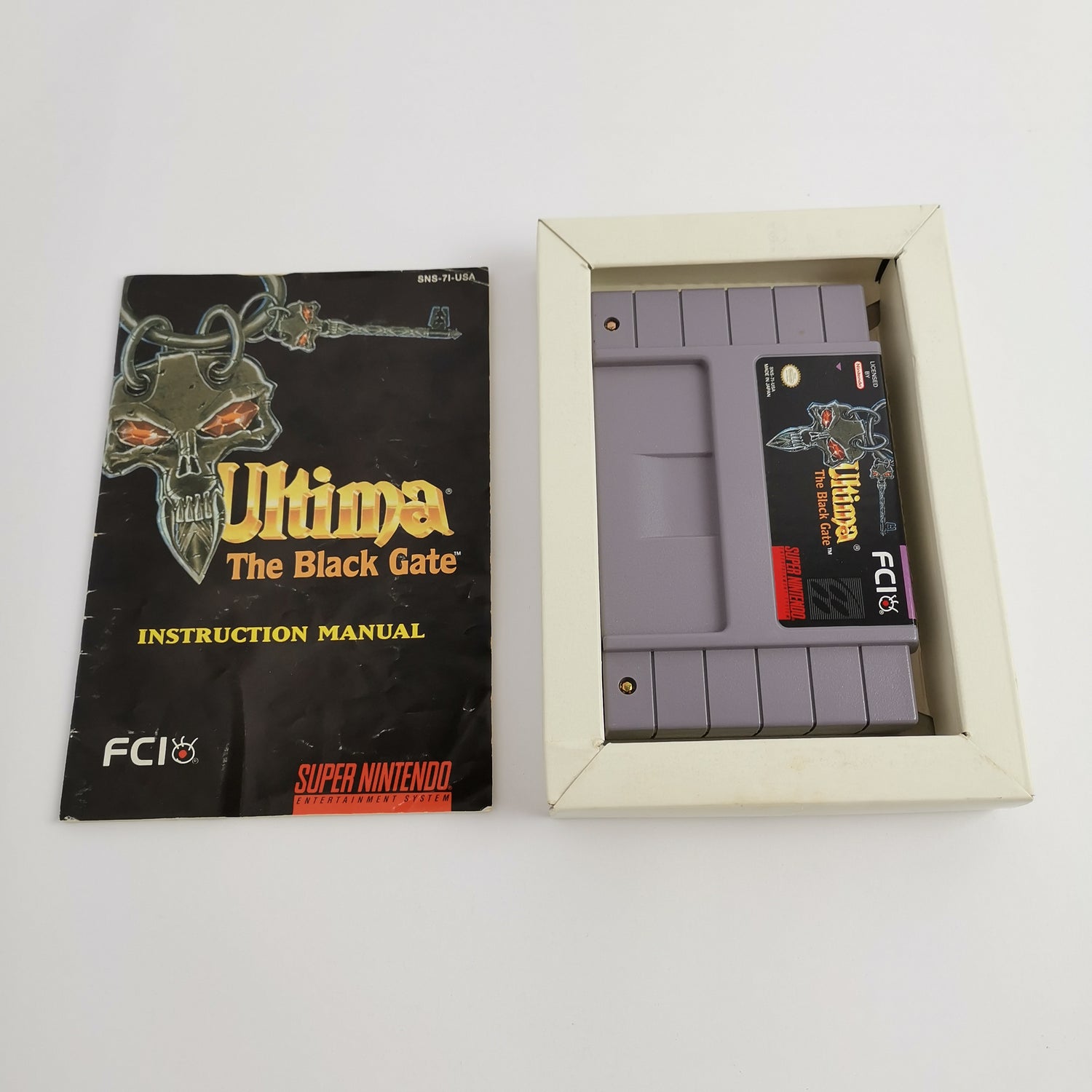 Super Nintendo Game: Ultima The Black Gate | SNES Game - OVP NTSC-U/C USA