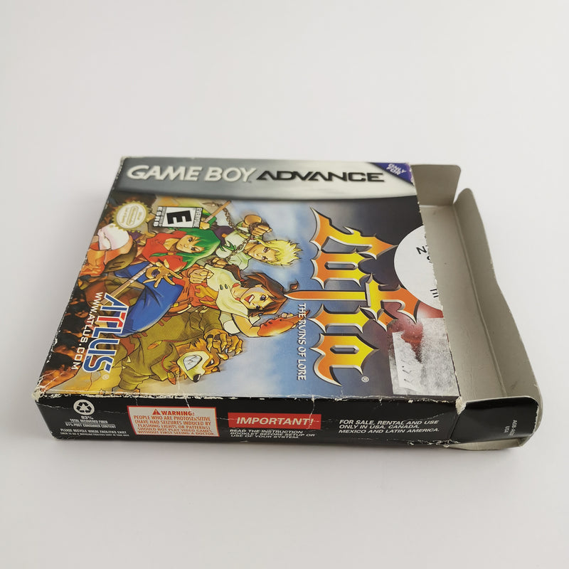 Nintendo Game Boy Advance Spiel : Lufia The Ruins of Lore | Gameboy GBA OVP USA