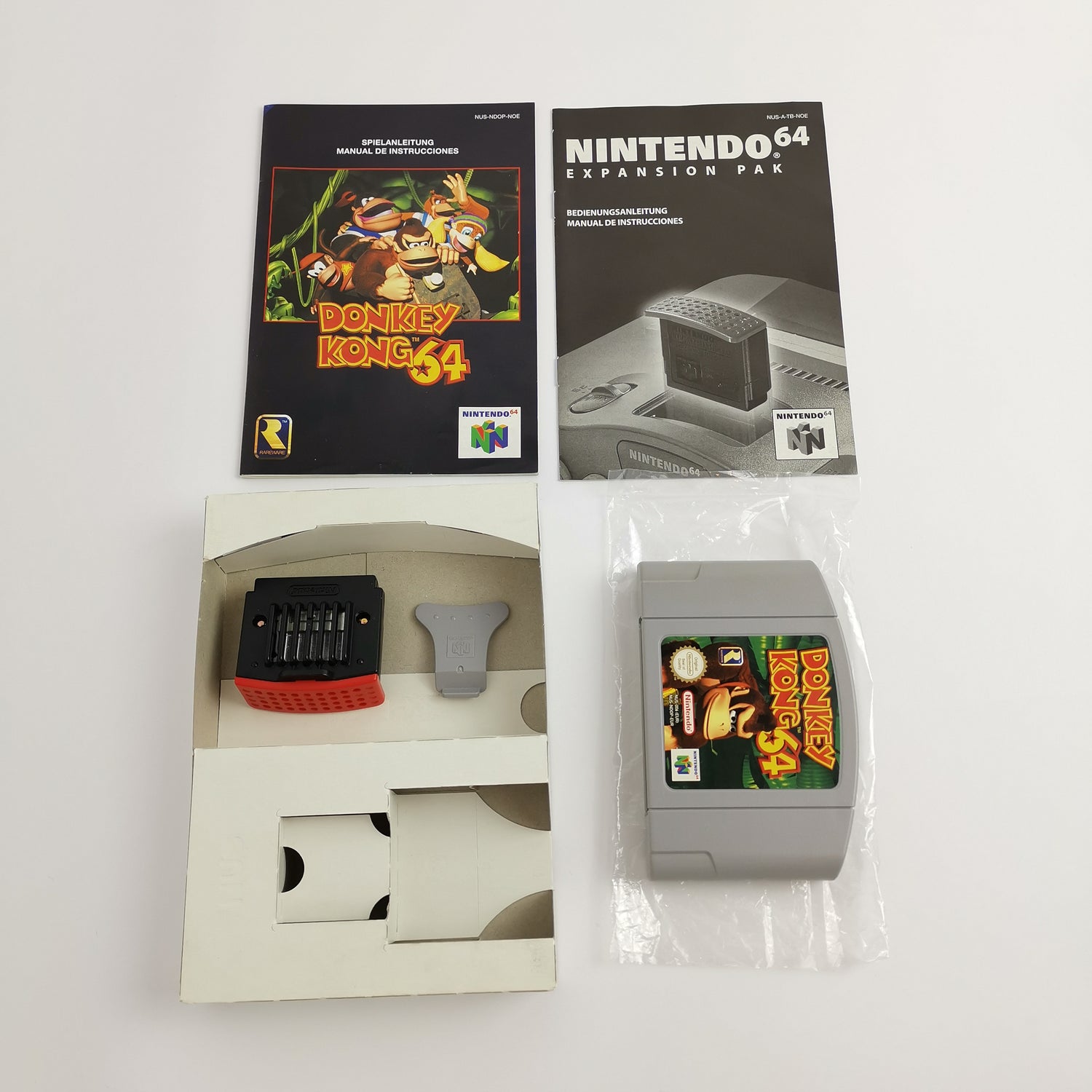Nintendo 64 Spiel : Donkey Kong 64 mit Expansion Pack | N64 OVP - PAL Version