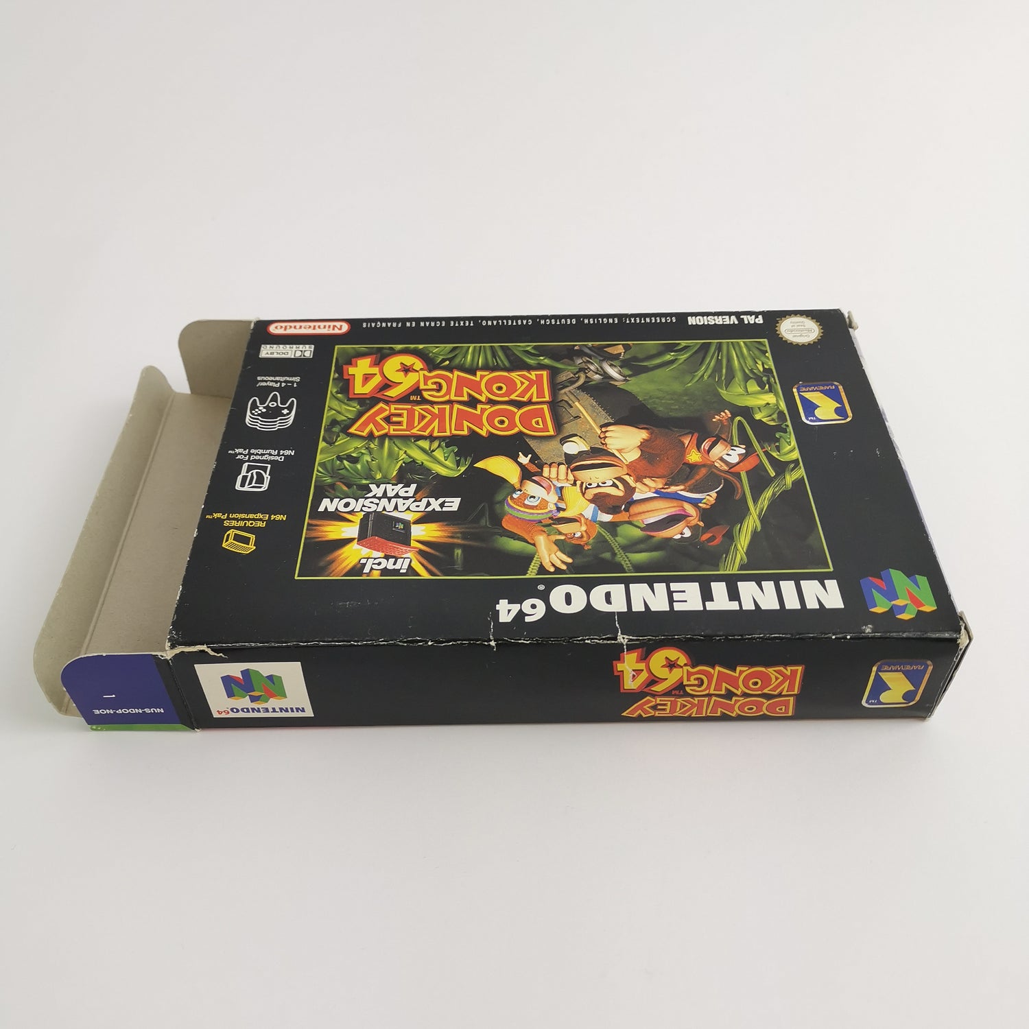 Nintendo 64 Spiel : Donkey Kong 64 mit Expansion Pack | N64 OVP - PAL Version