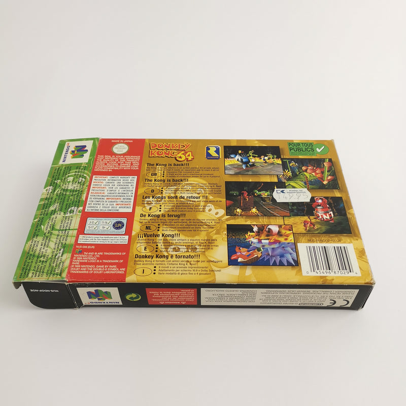Nintendo 64 Spiel : Donkey Kong 64 mit Expansion Pack | N64 OVP - PAL Version