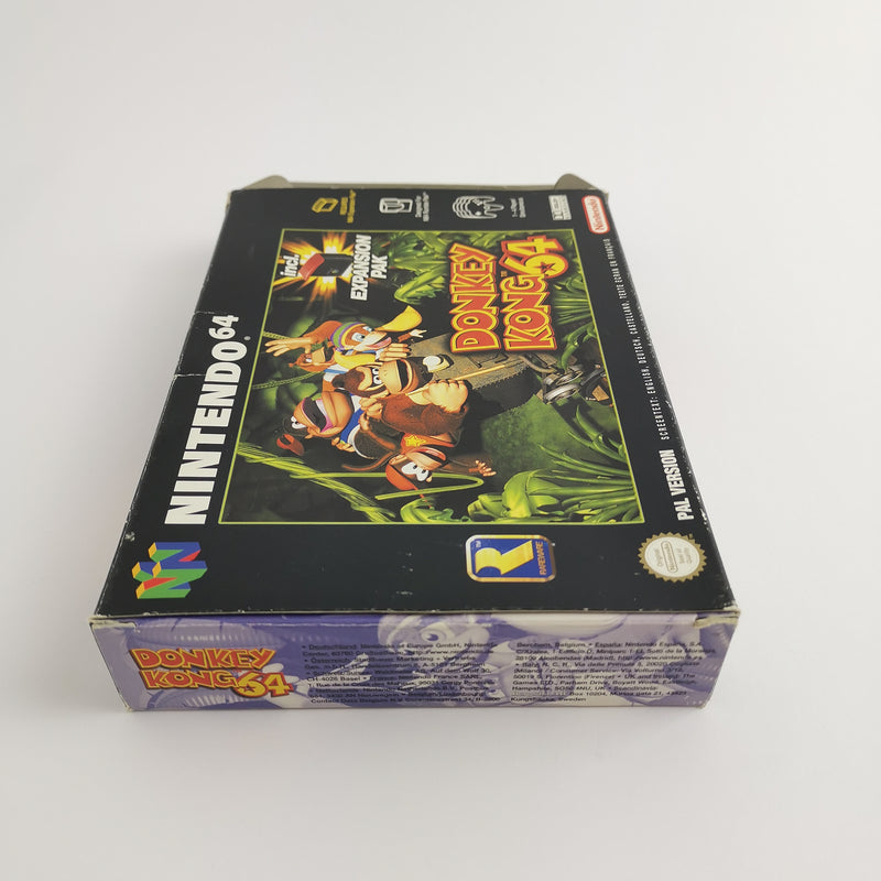 Nintendo 64 Spiel : Donkey Kong 64 mit Expansion Pack | N64 OVP - PAL Version