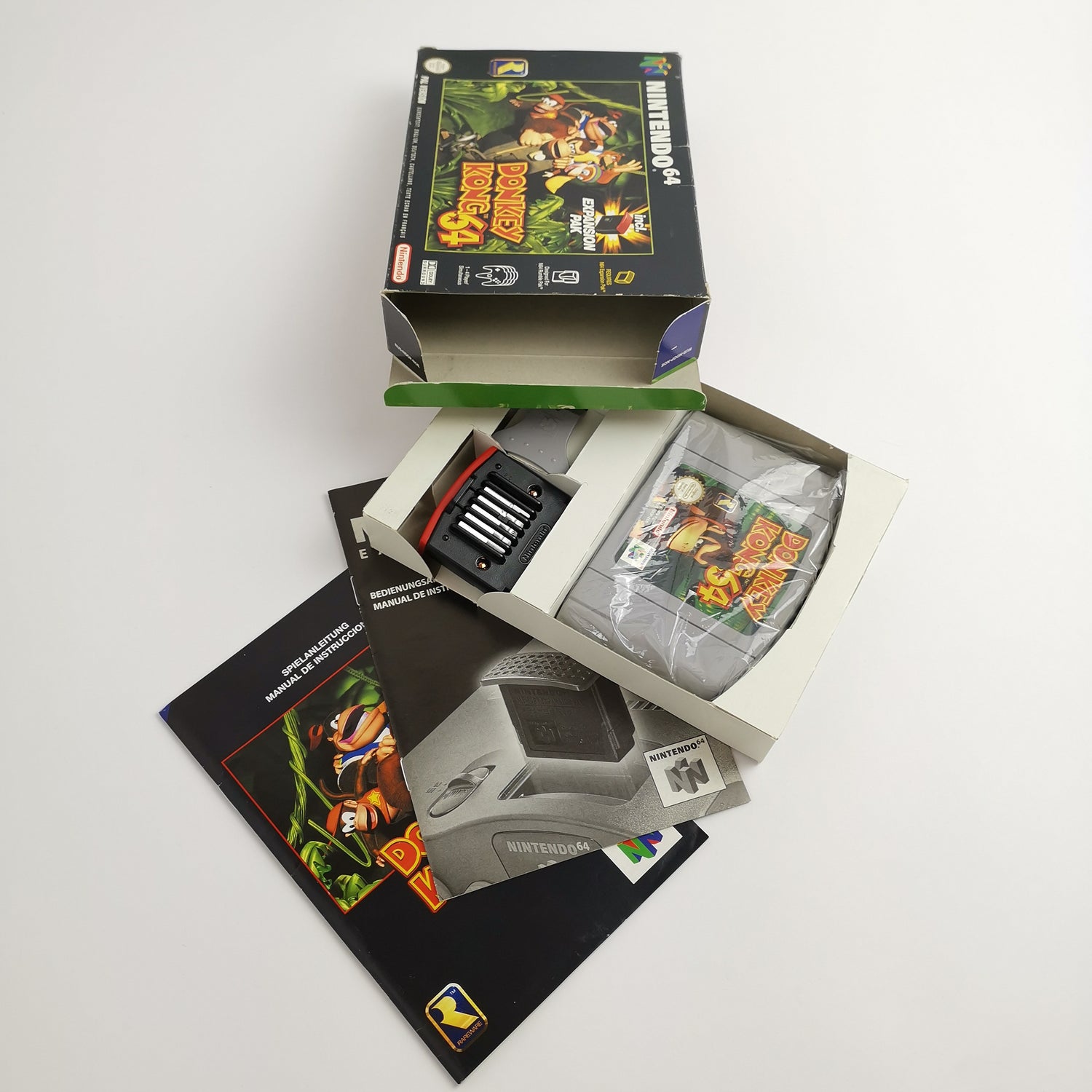 Nintendo 64 Spiel : Donkey Kong 64 mit Expansion Pack | N64 OVP - PAL Version