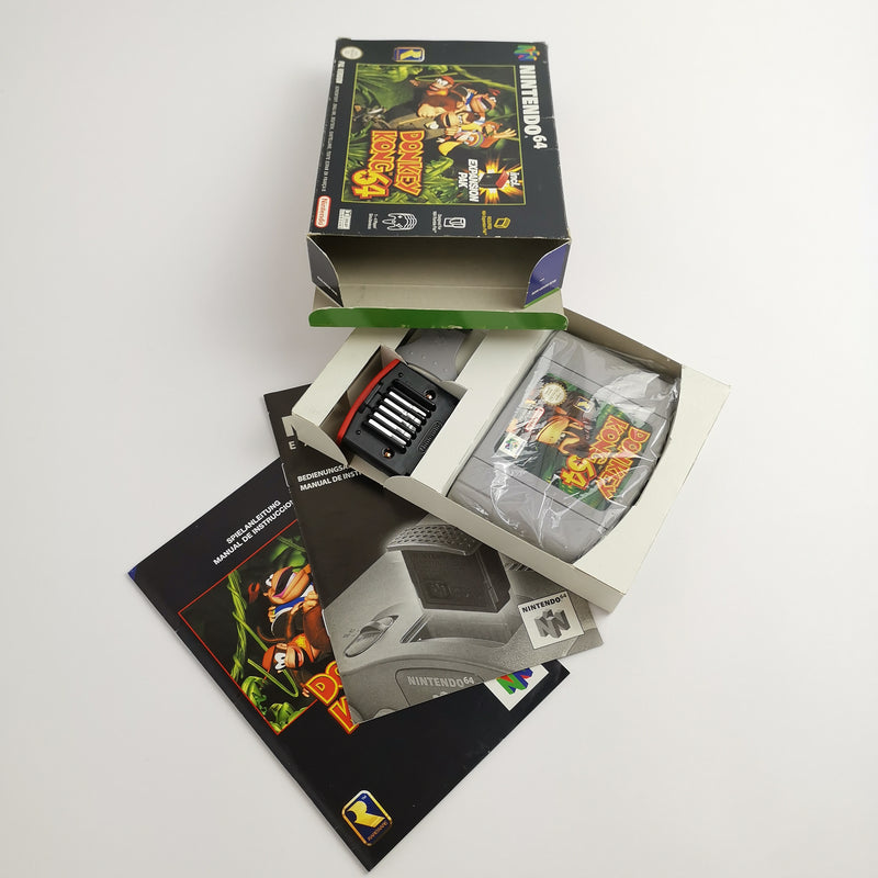 Nintendo 64 Spiel : Donkey Kong 64 mit Expansion Pack | N64 OVP - PAL Version