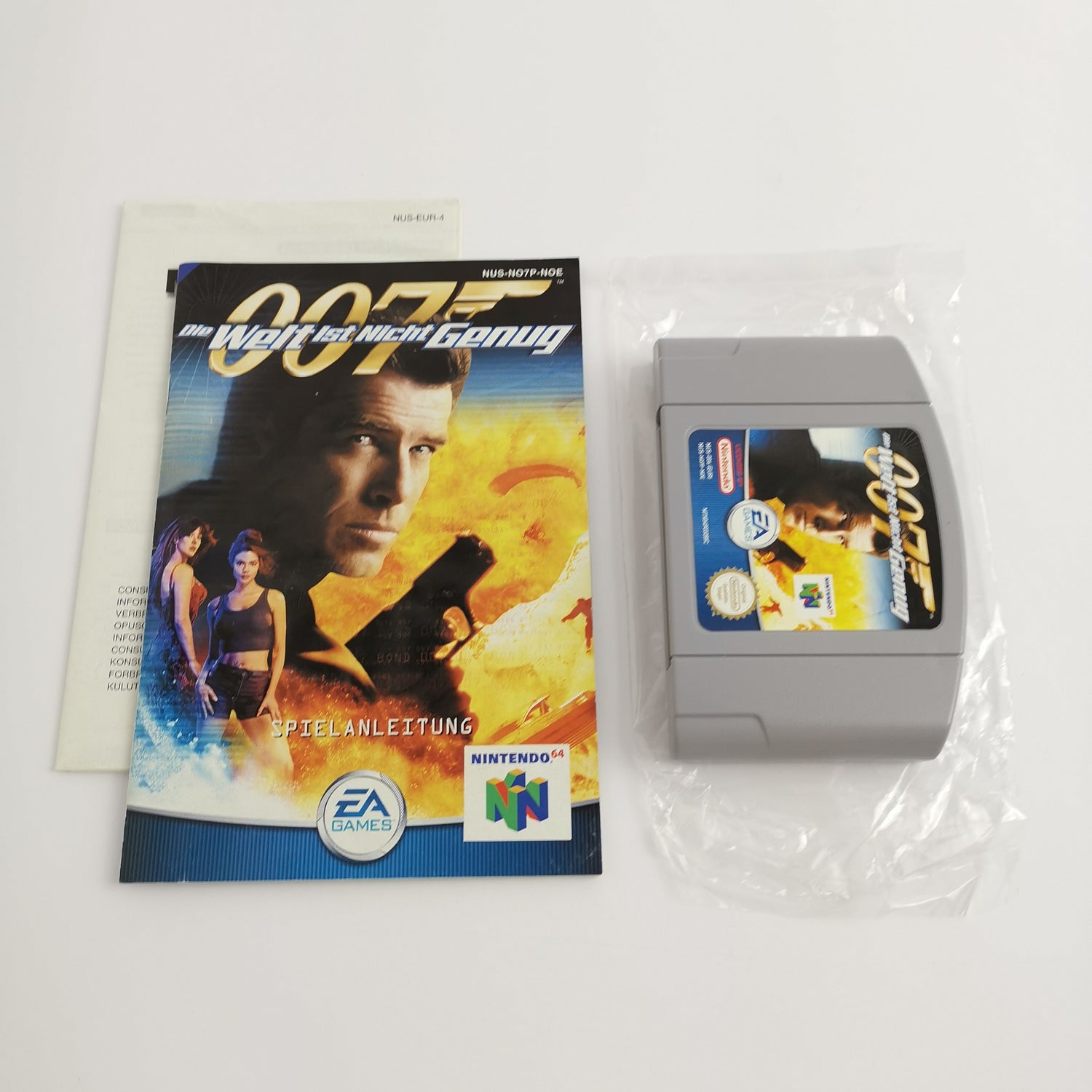 Nintendo 64 Spiel : 007 Die Welt ist nicht Genug James Bond | N64 OVP  PAL USK18