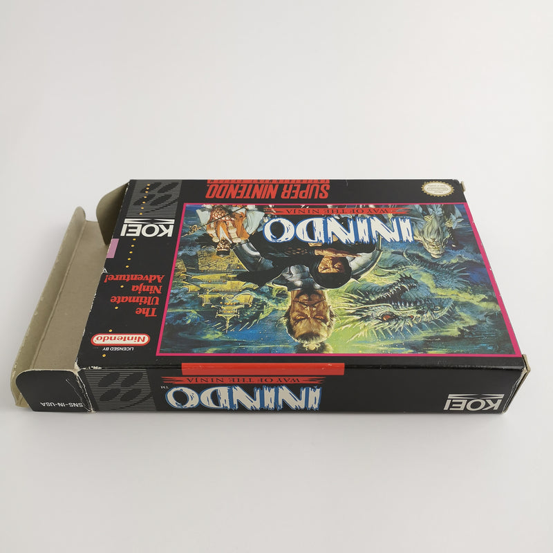 Super Nintendo Game: Inindo Way of The Ninja | SNES OVP - NTSC-U/C USA
