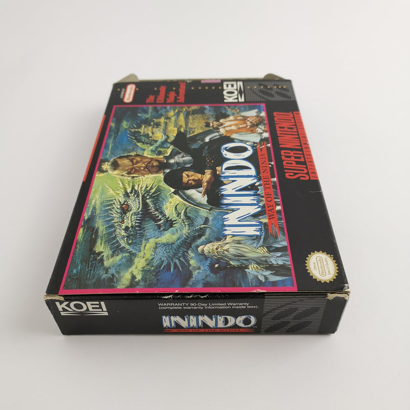Super Nintendo Game: Inindo Way of The Ninja | SNES OVP - NTSC-U/C USA