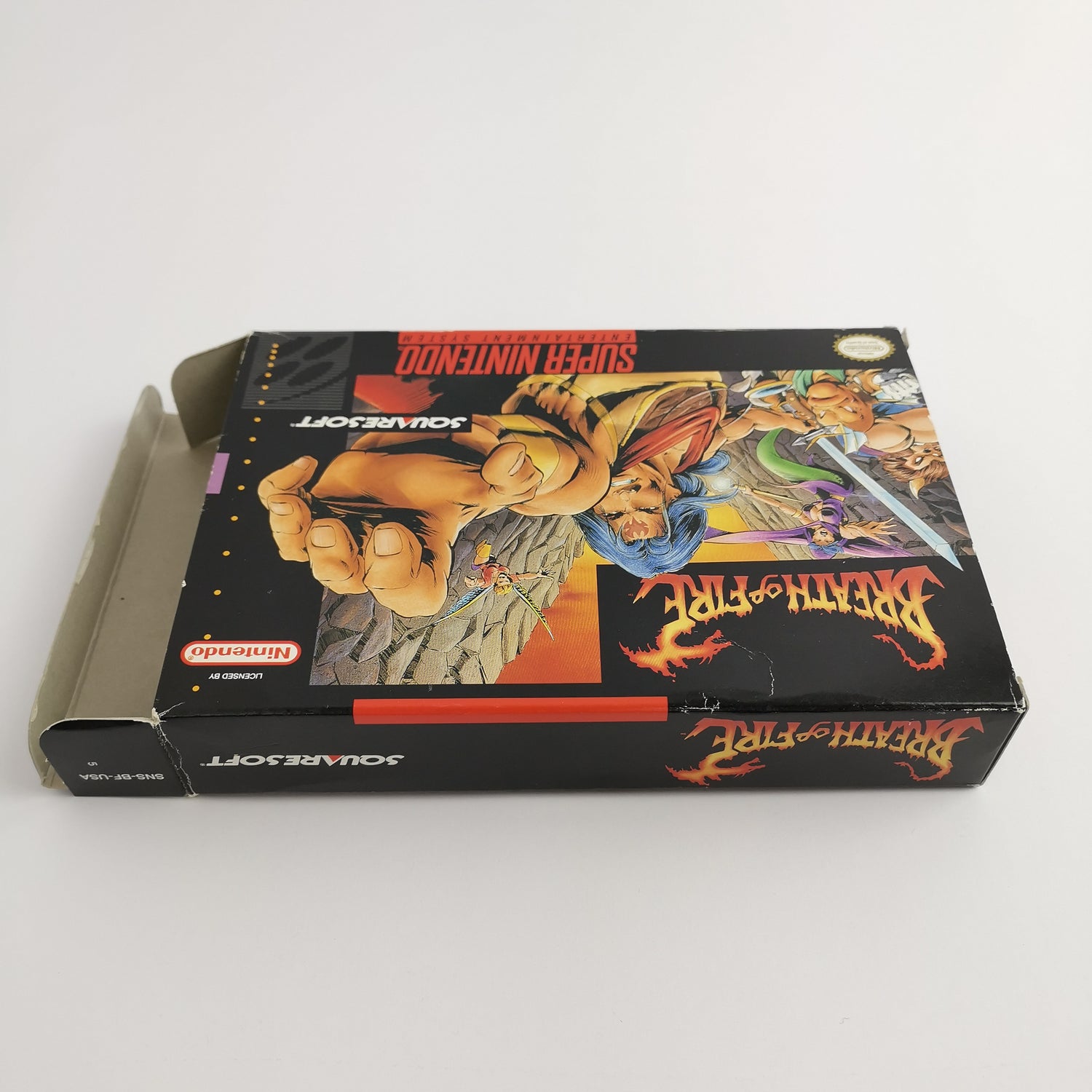 Super Nintendo game: Breath of Fire with 2 cards | SNES OVP - NTSC-U/C USA
