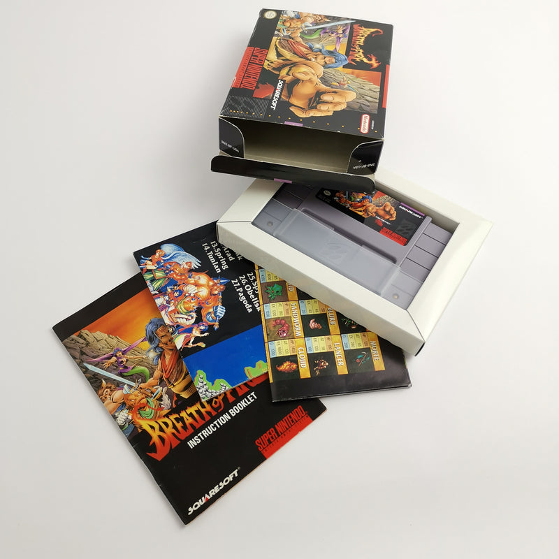 Super Nintendo game: Breath of Fire with 2 cards | SNES OVP - NTSC-U/C USA