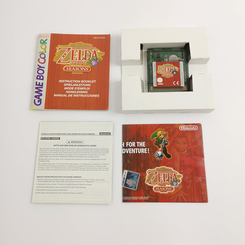Nintendo Game Boy Color Spiel : The Legend of Zelda Oracle of Seasons | GBC OVP