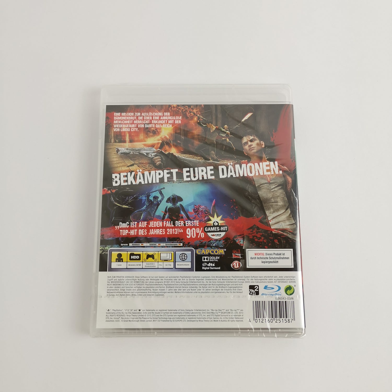 Sony Playstation 3 Spiel : DMC Devil May Cry | OVP PS3 Game - NEU NEW SEALED