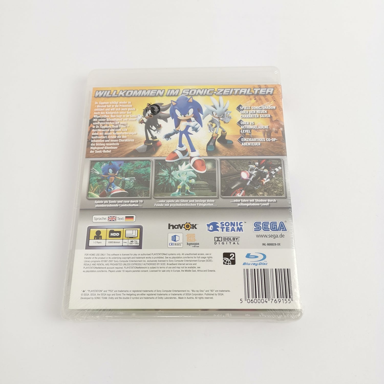 Sony Playstation 3 Spiel : Sonic The Hedgehog | RESEALED PS3