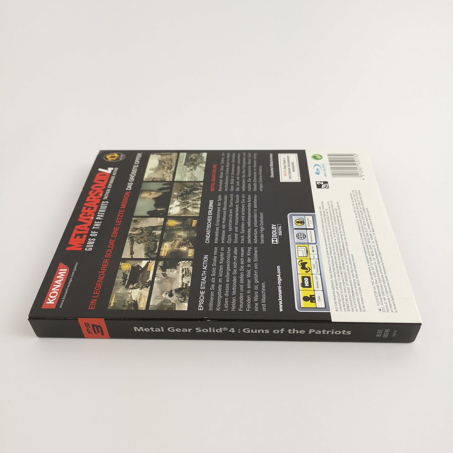 Sony Playstation 3 Game: Metal Gear Solid Guns of the Patriots | PS3 original packaging USK18