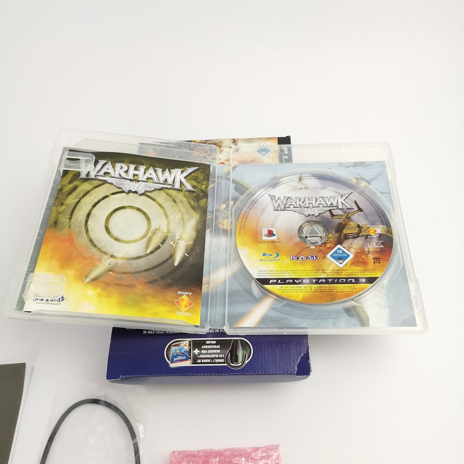 Sony Playstation 3 Spiel : Warhawk mit Jabra BT 135 Headset | PS3 OVP