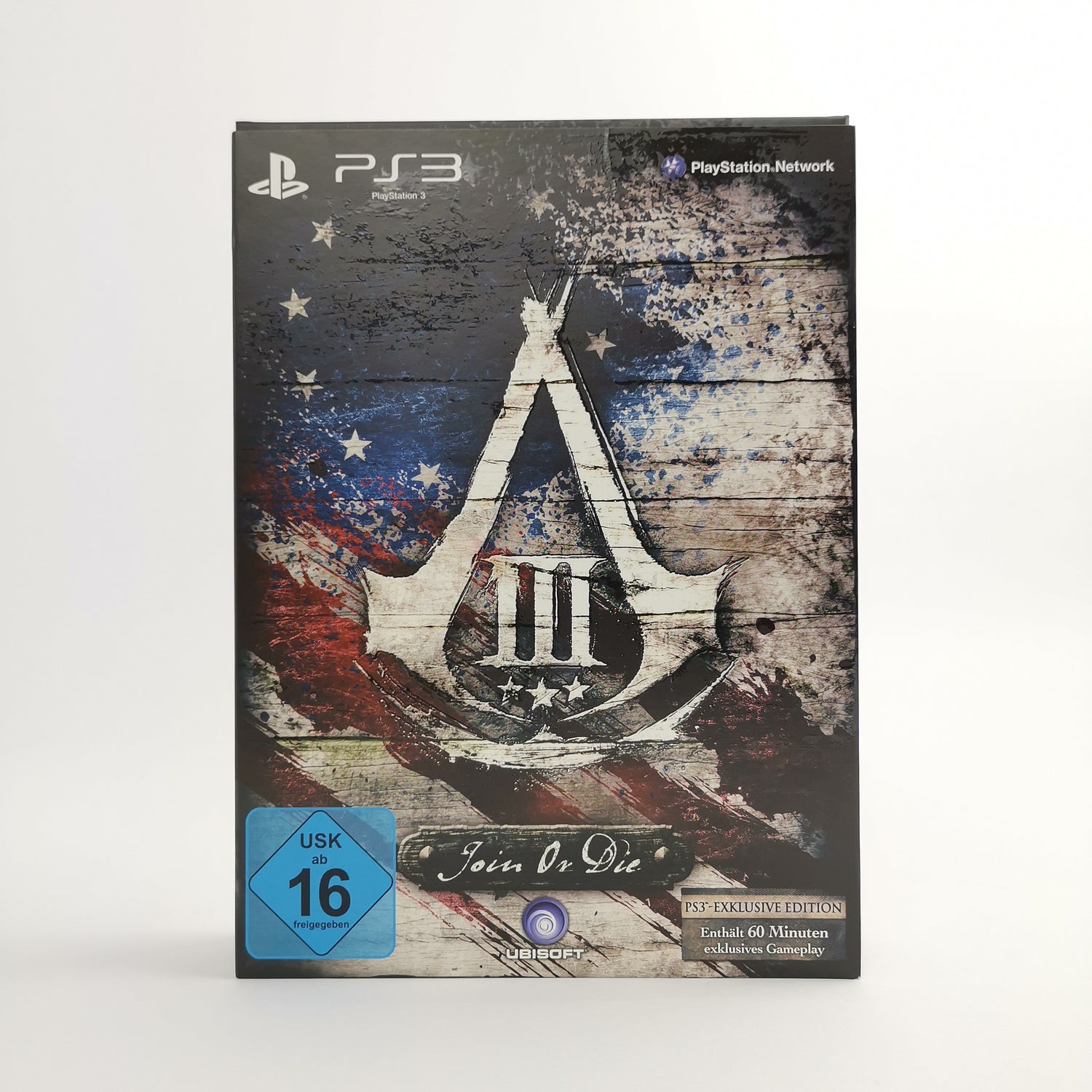 Sony Playstation 3: Assassins Creed 3 Join or Die Without Game! | PS3 original packaging