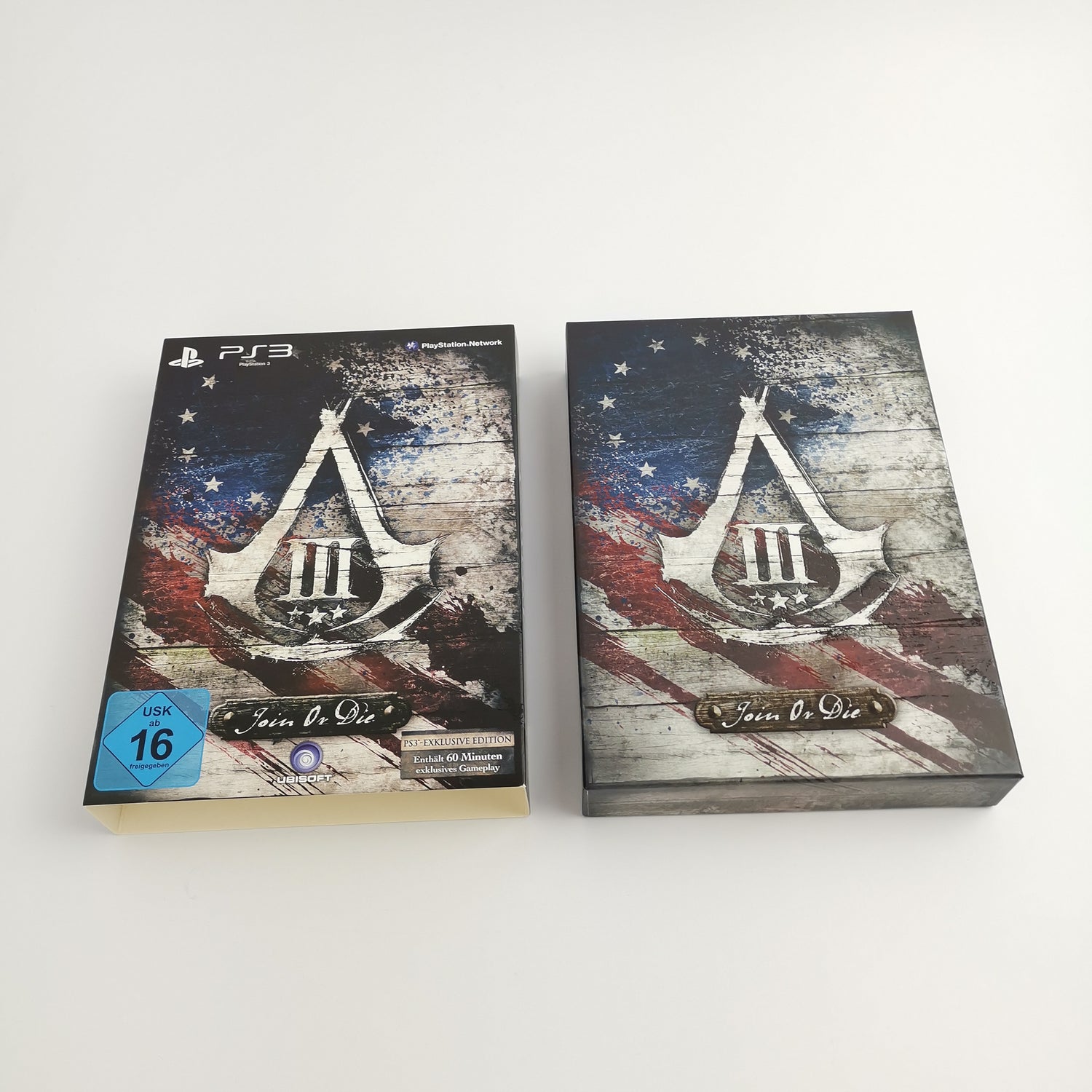 Sony Playstation 3: Assassins Creed 3 Join or Die Without Game! | PS3 original packaging