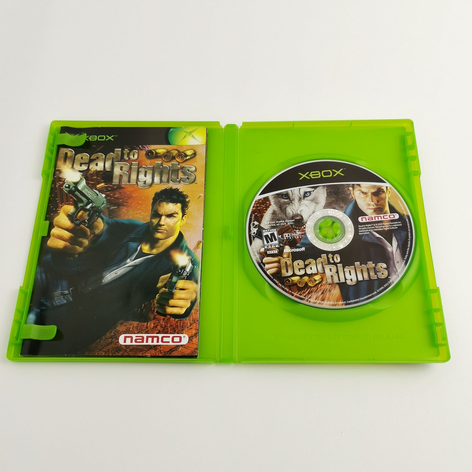 Microsoft Xbox Classic Spiel : Dead to Rights - Namco | OVP - NTSC-U/C USA
