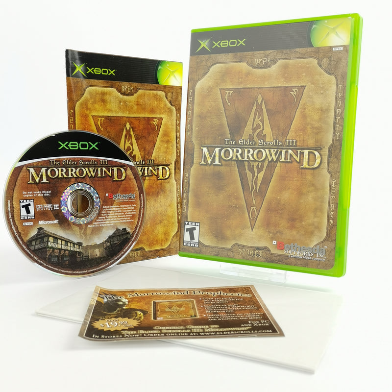 Microsoft Xbox Classic Spiel : The Elder Scrolls III Morrowind + Karte | OVP USA