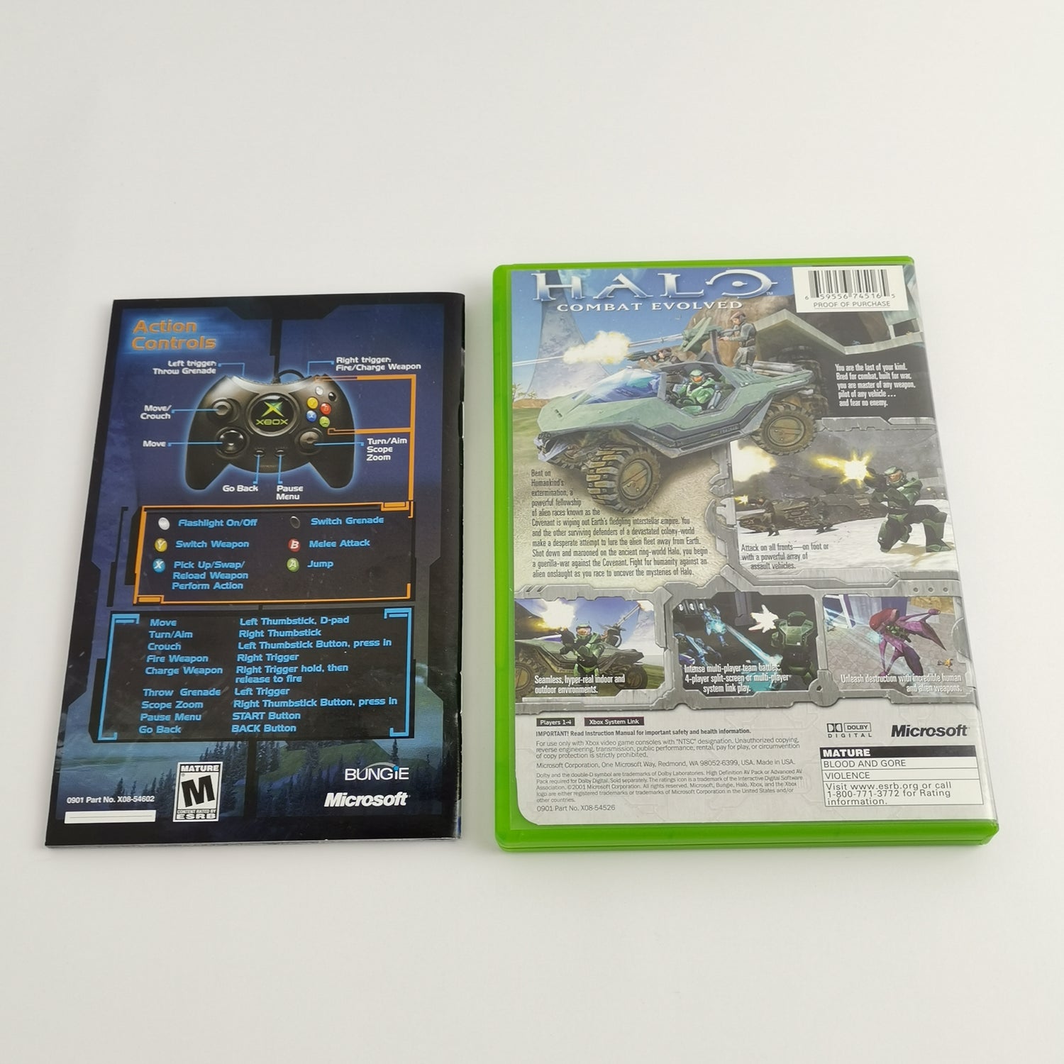 Microsoft Xbox Classic Game : Halo Combat Evolved - Bungie | Original packaging - NTSC-U/C USA