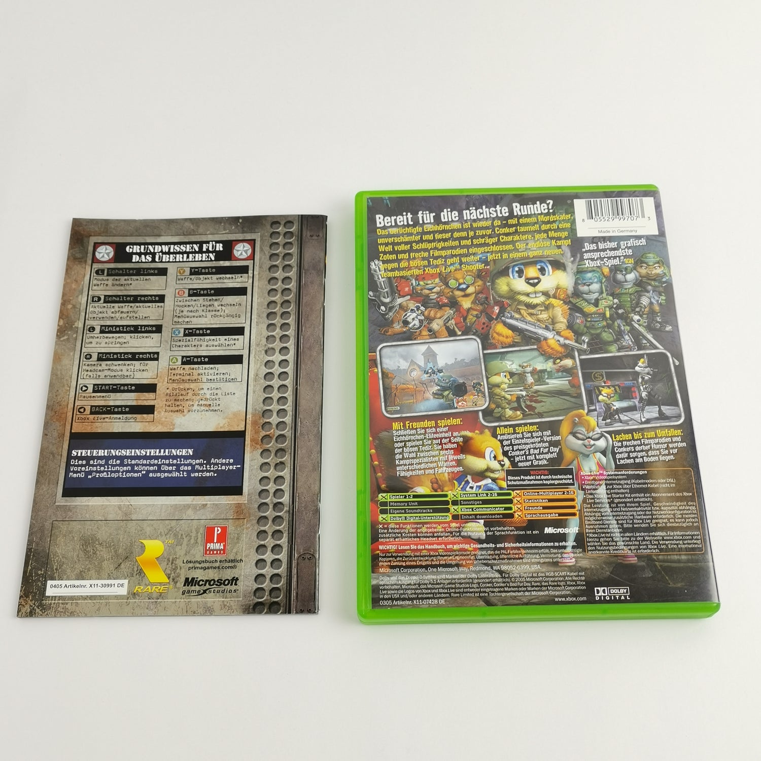 Microsoft Xbox Classic Game: Conker Live & Reloaded - RARE | Original packaging - German PAL