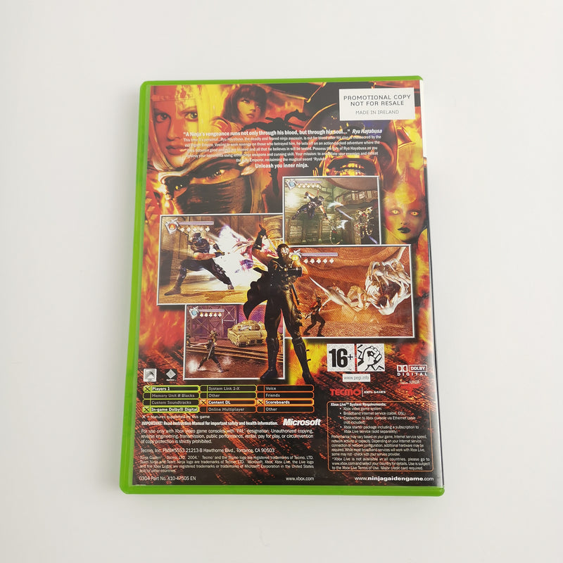 Microsoft Xbox Classic Spiel : Ninja Gaiden Promotional Copy - Not For Resale