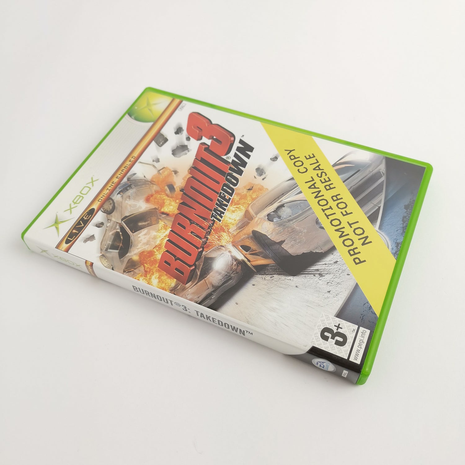 Microsoft Xbox Classic Game Burnout 3 Takedown Promotional Copy Not for Resale