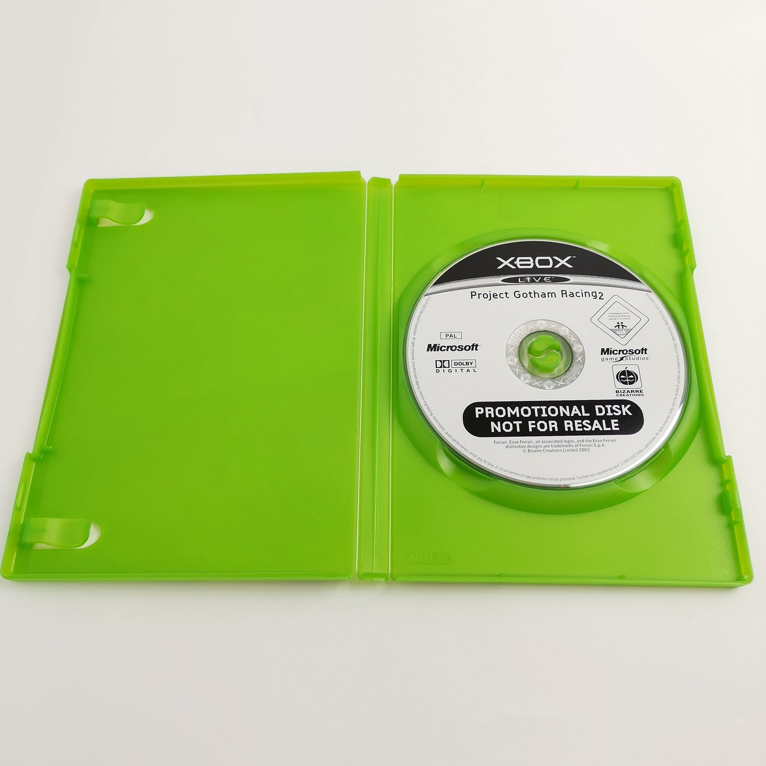 Microsoft Xbox Classic Project Gotham Racing 2 - Promotional Copy Not for Resale