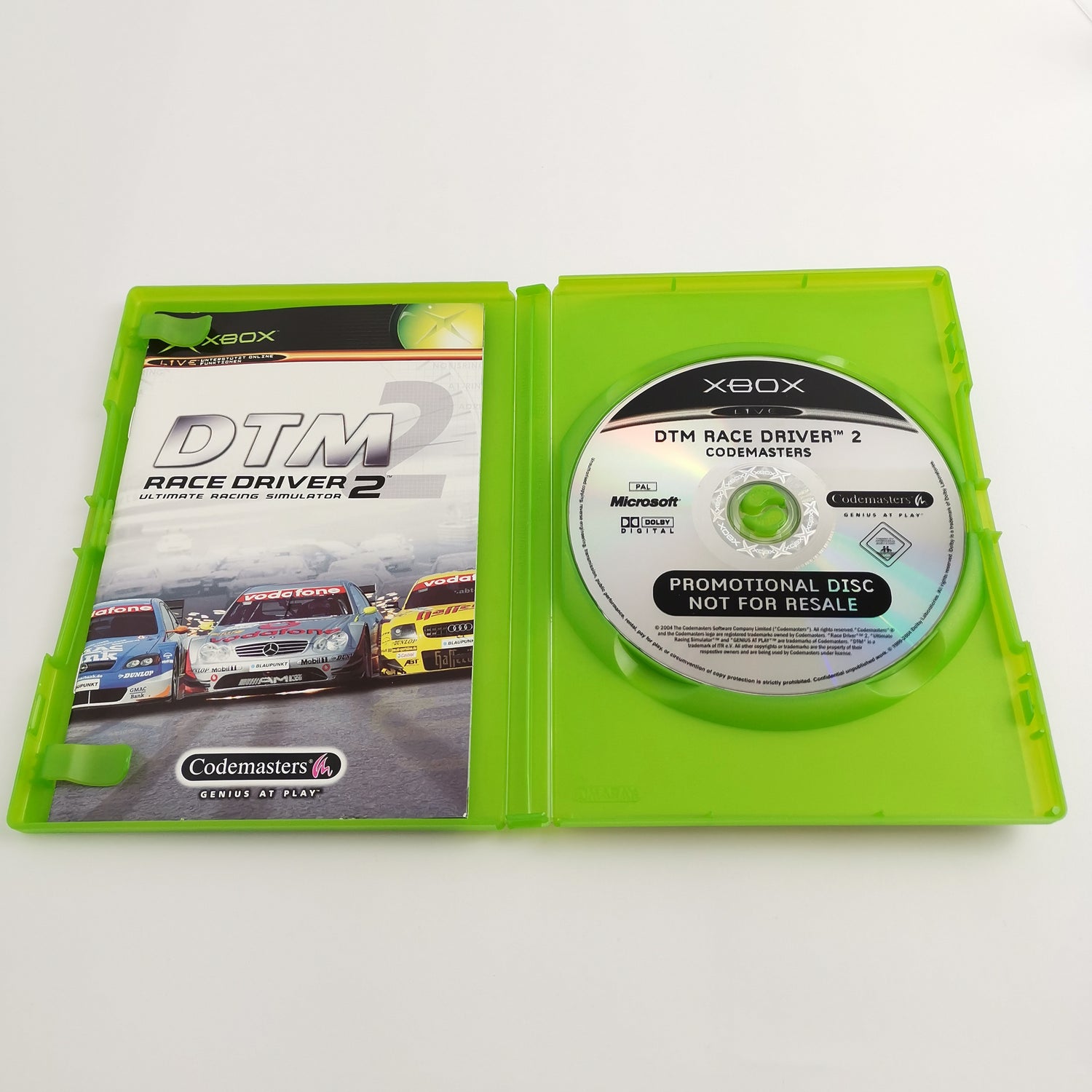 Microsoft Xbox Classic : DTM Race Driver 2 - Promotional Copy Not for Resale