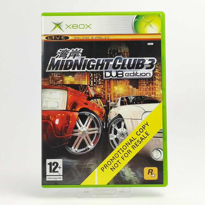 Microsoft Xbox Classic : Midnight Club 3 - Promotional Copy Not for Resale NEW