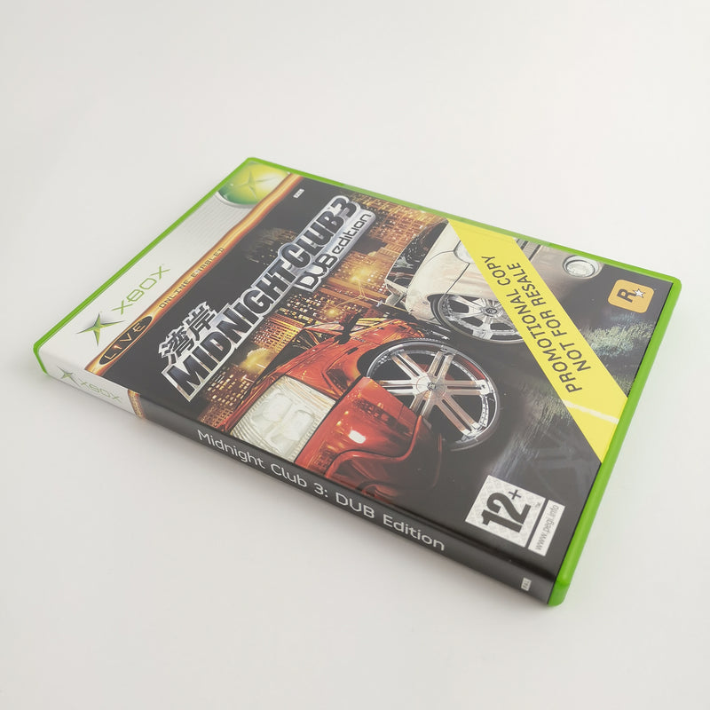 Microsoft Xbox Classic : Midnight Club 3 - Promotional Copy Not for Resale NEW