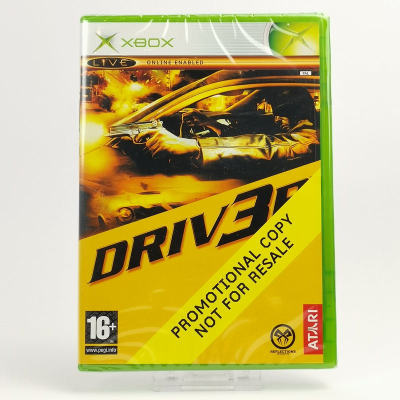 Microsoft Xbox Classic Promo : Driver 3  Promotional Copy | Werbe DVD NEU SEALED