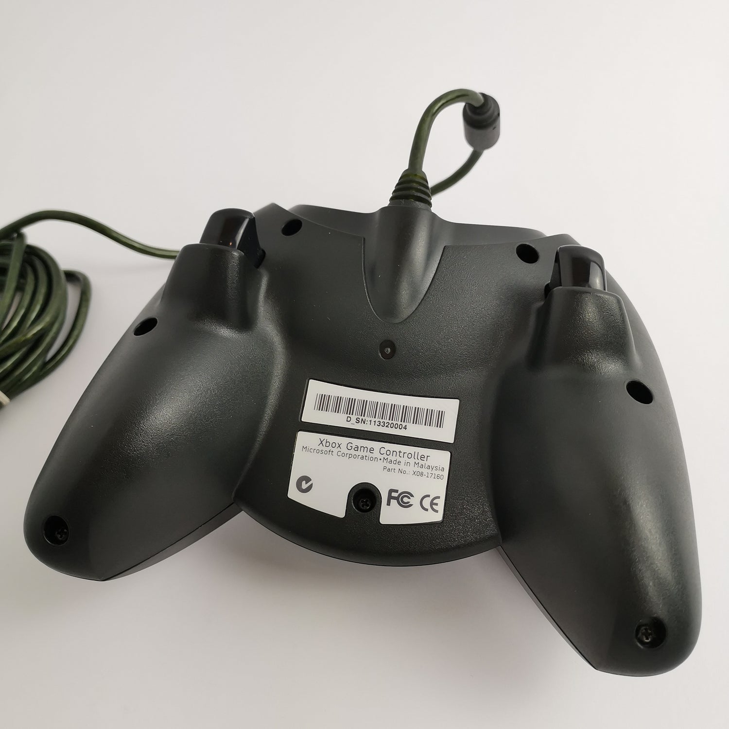 Microsoft Xbox Classic Game Controller Schwarz - Original Gamepad | PAL