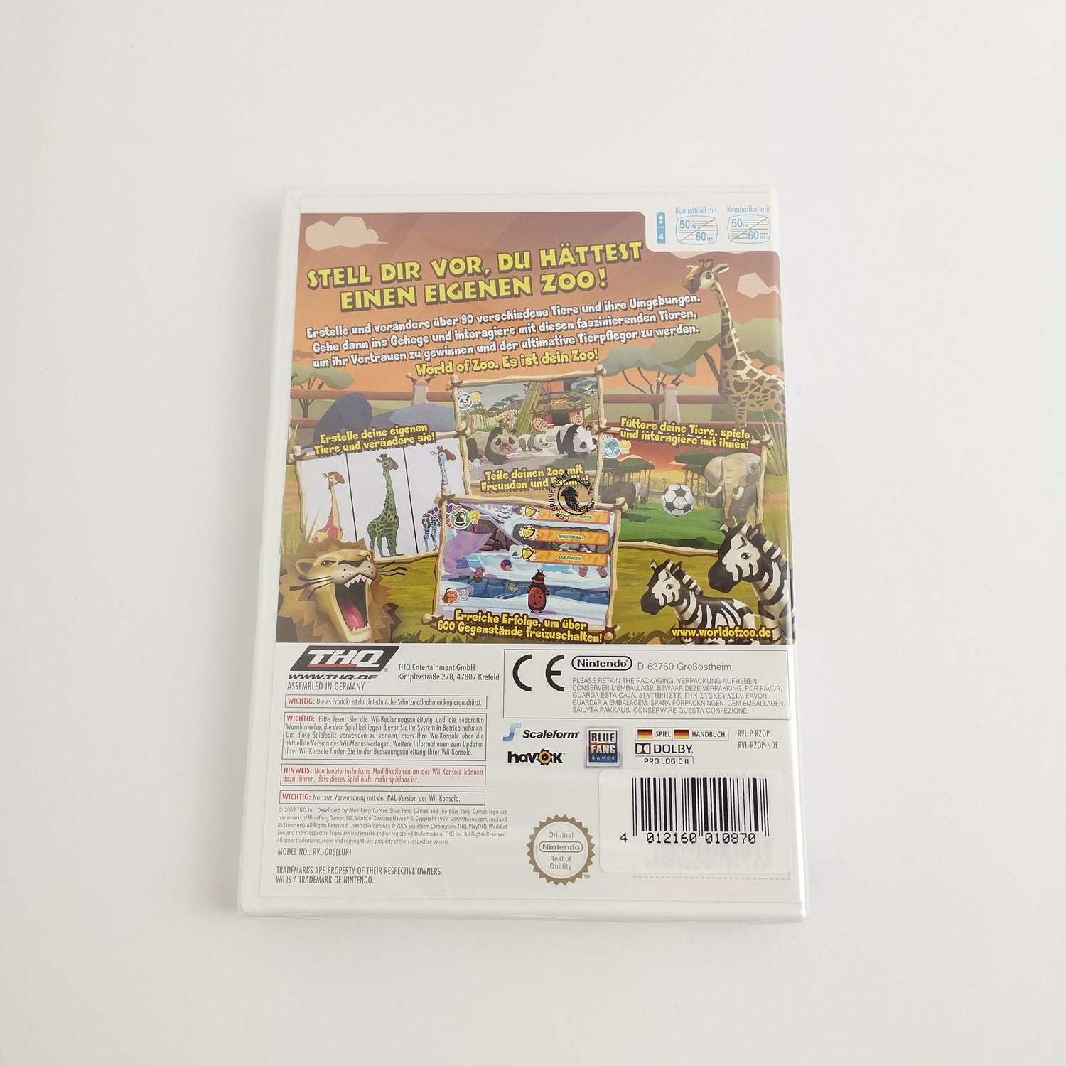 Nintendo Wii game: World of Zoo | PAL OVP - NEW NEW SEALED