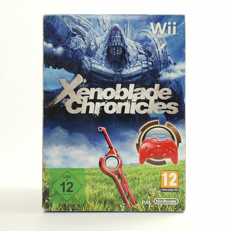 Nintendo Wii Spiel : Xenoblade Chronicles Controller - ohne Spiel | OVP PAL