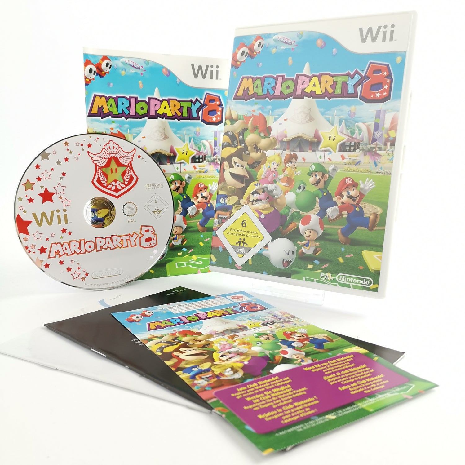 Nintendo Wii Game: Mario Party 8 | Wii & Wii U - German PAL version orig