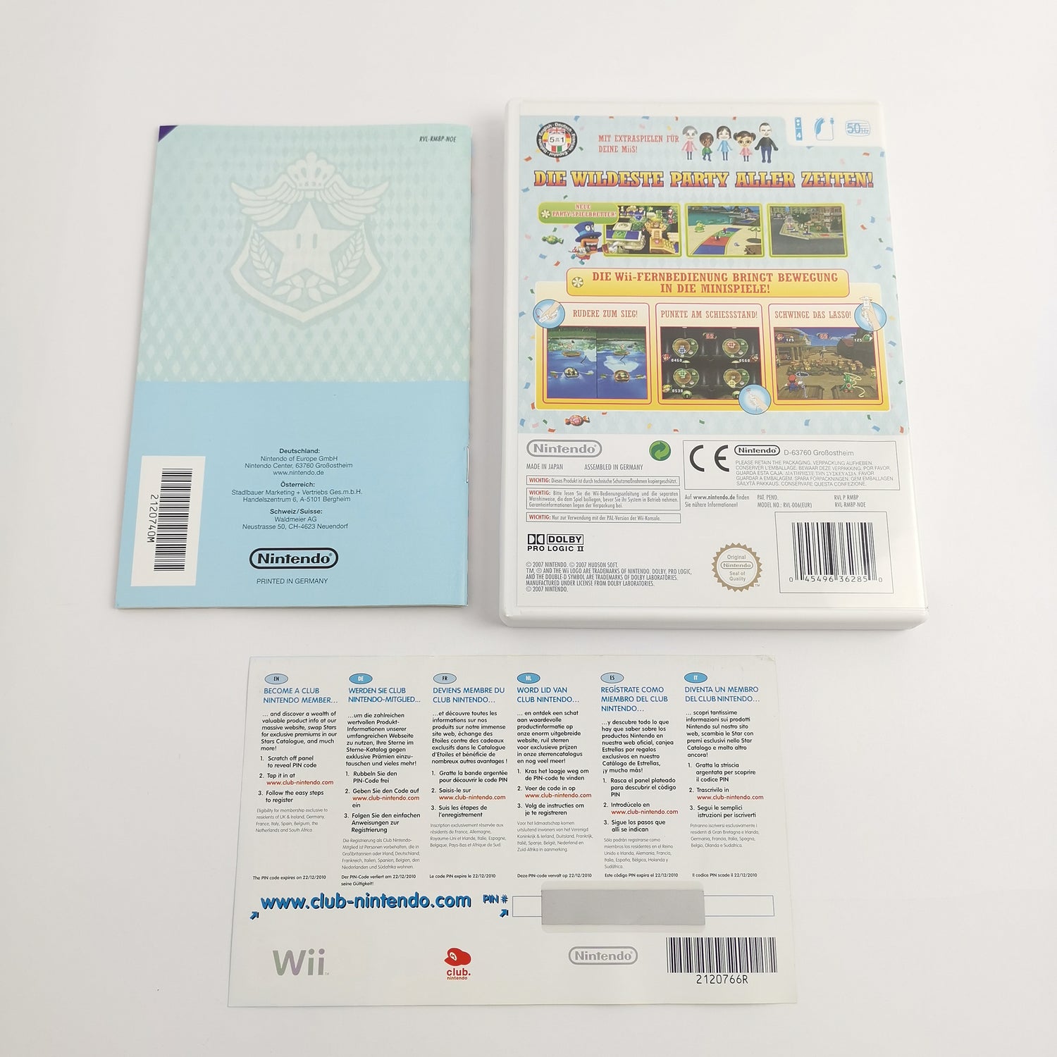 Nintendo Wii Spiel : Mario Party 8 | Wii & Wii U - dt. PAL Version OVP
