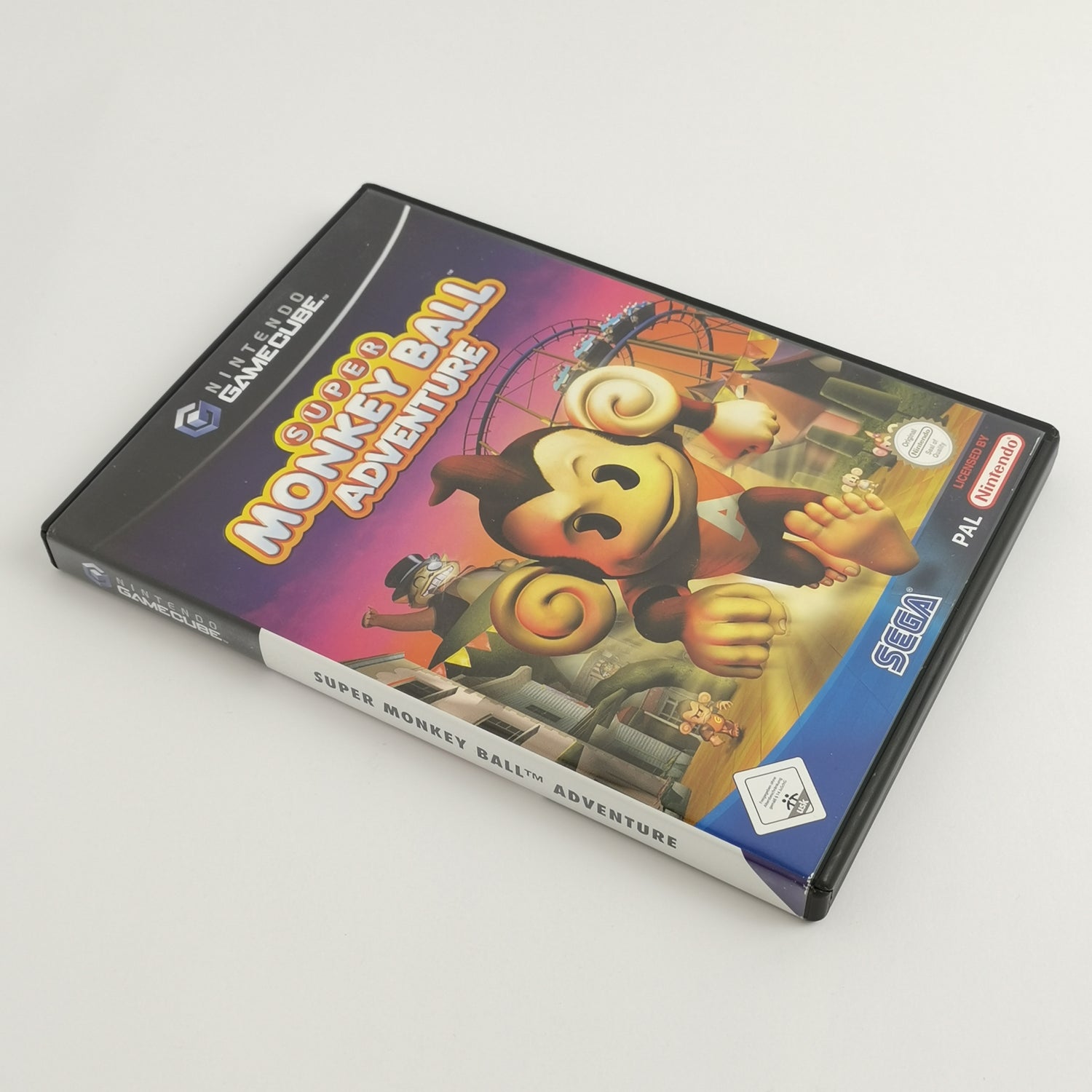 Nintendo Gamecube Game : Super Monkey Ball Adventure - Sega | German PAL - original packaging