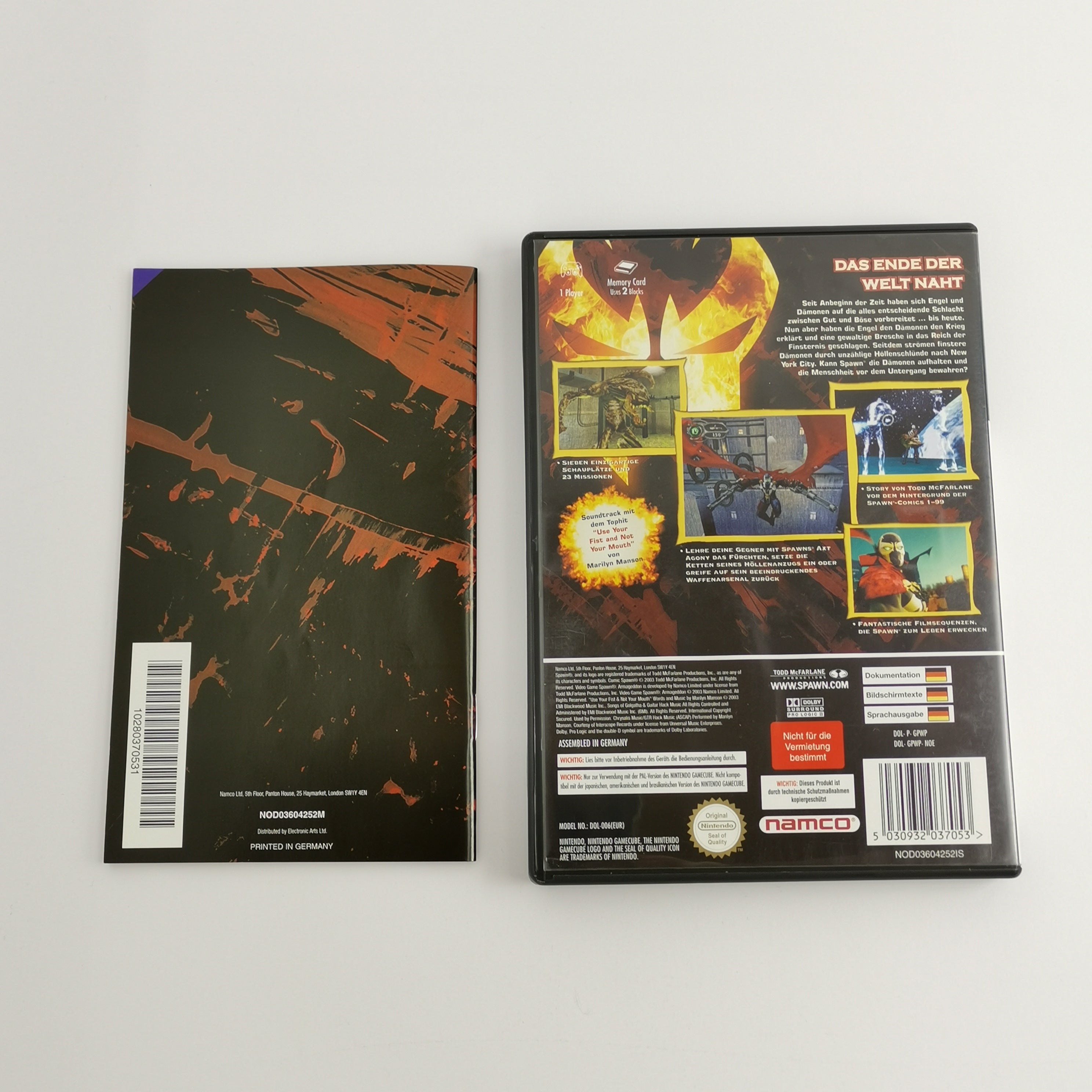 Nintendo Gamecube Spiel : Spawn Armageddon | dt. PAL Version - OVP NOE - Namco