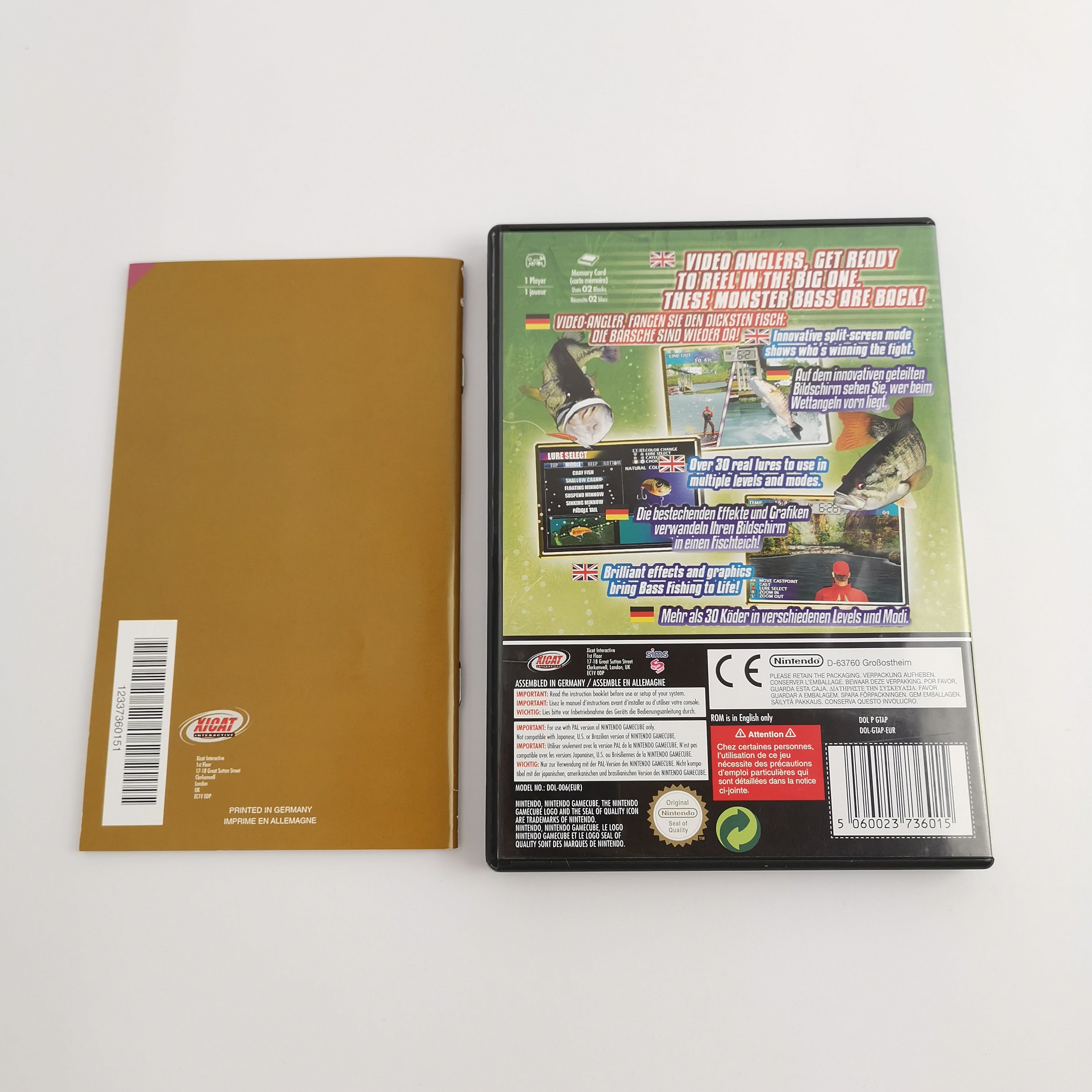 Nintendo Gamecube Spiel : Top Angler Real Bass Fishing | PAL OVP - Angeln