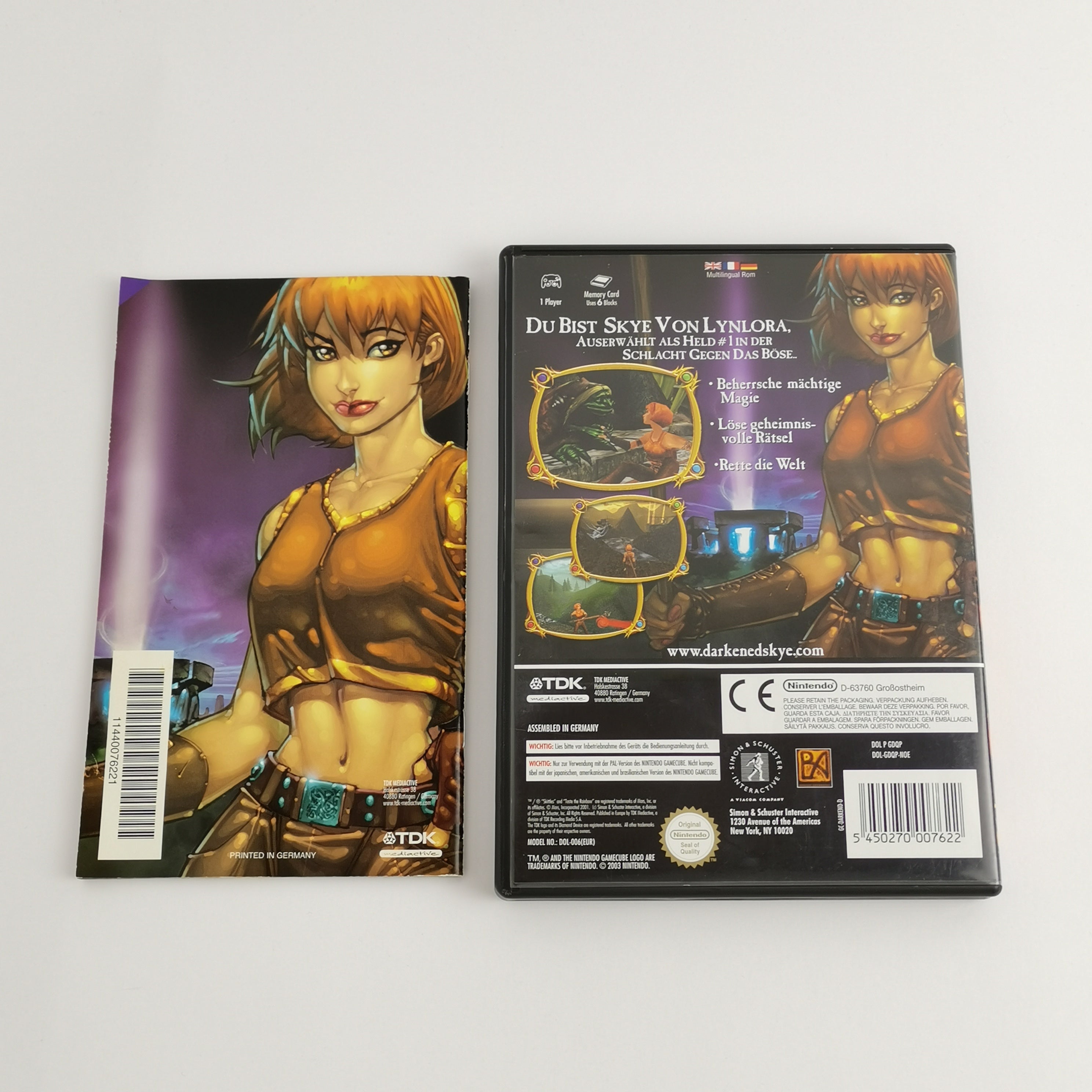 Nintendo Gamecube Spiel : Darkened Skye | dt. PAL OVP - USK12 TDK