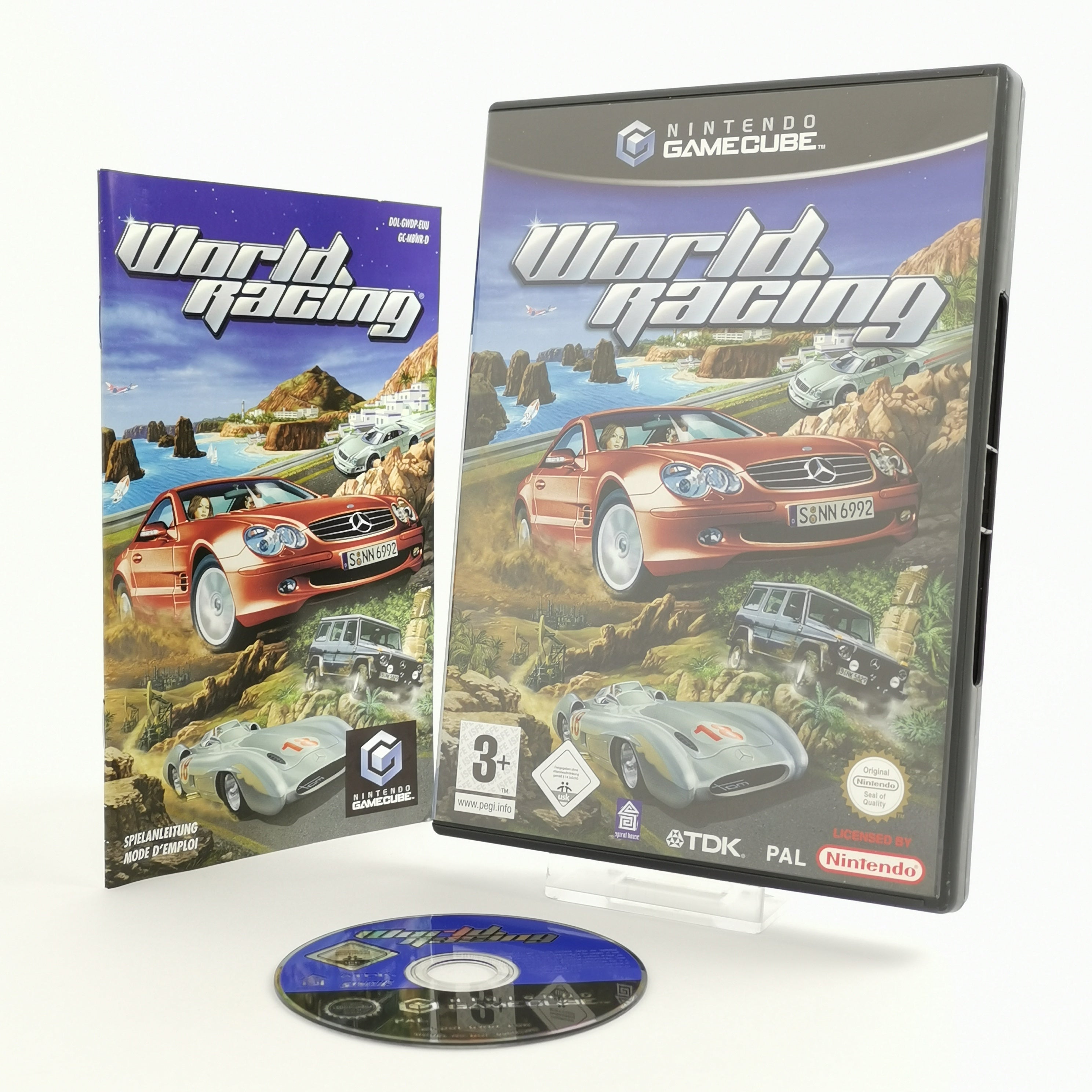 Nintendo Gamecube Spiel : World Racing -  Autorennen | dt. PAL Version OVP - TDK