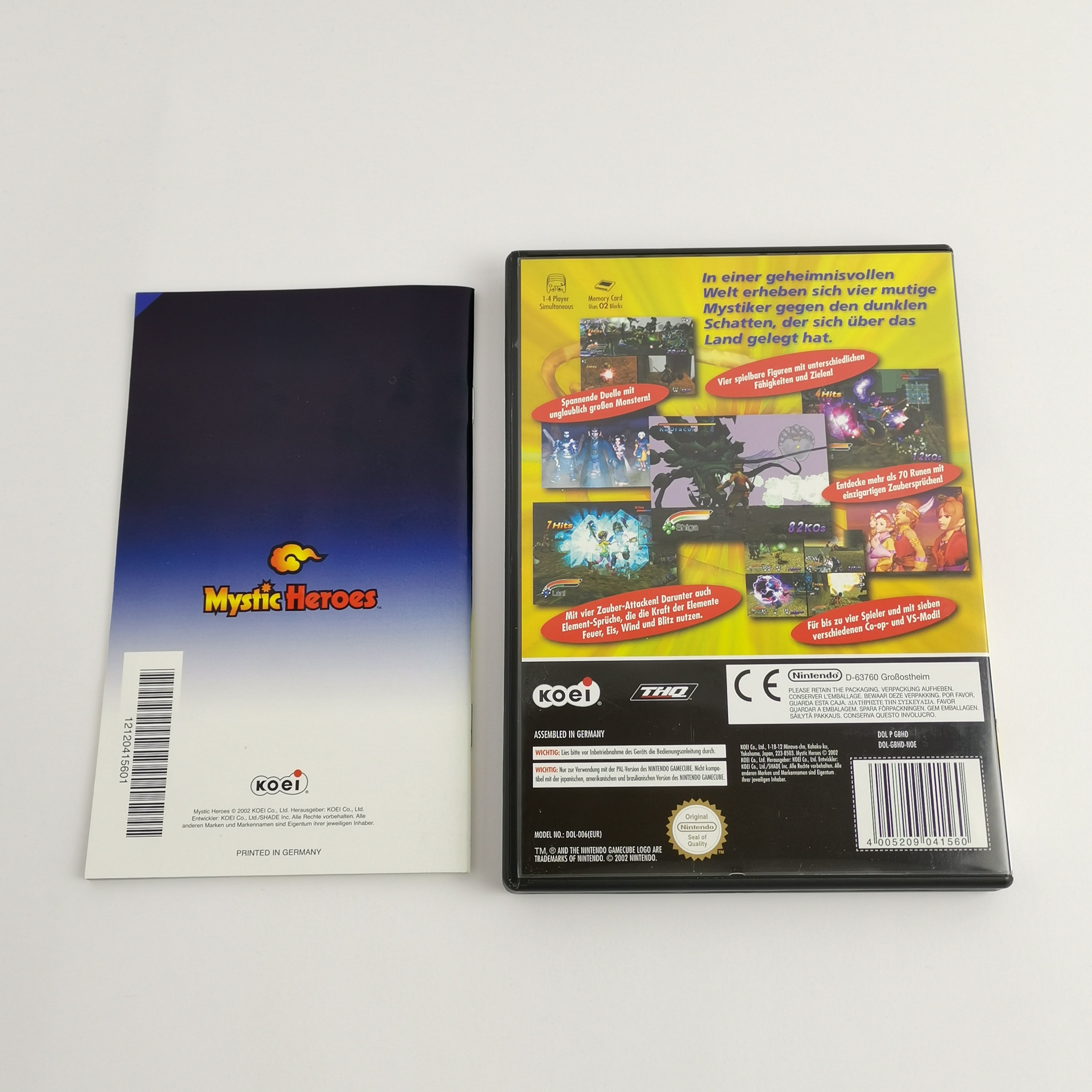 Nintendo Gamecube Spiel : Mystic Heroes | Koei THQ - dt. PAL Version OVP