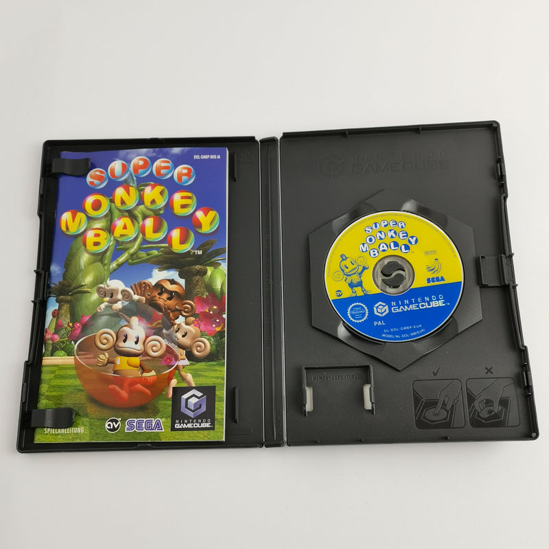 Nintendo Gamecube Game: Super Monkey Ball | Sega - German PAL version * very good