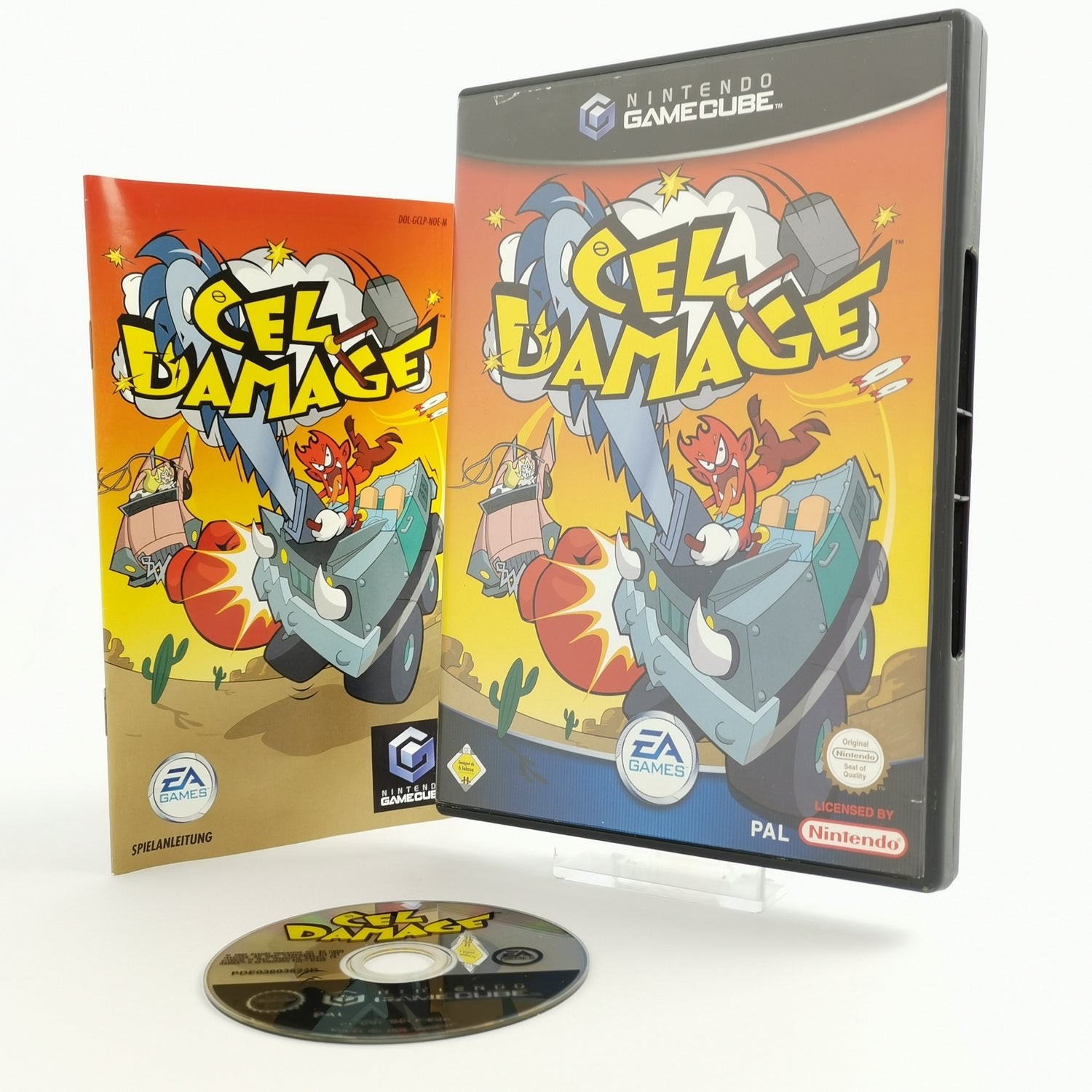 Nintendo Gamecube Game : Cel Damage | EA Games - German PAL version orig