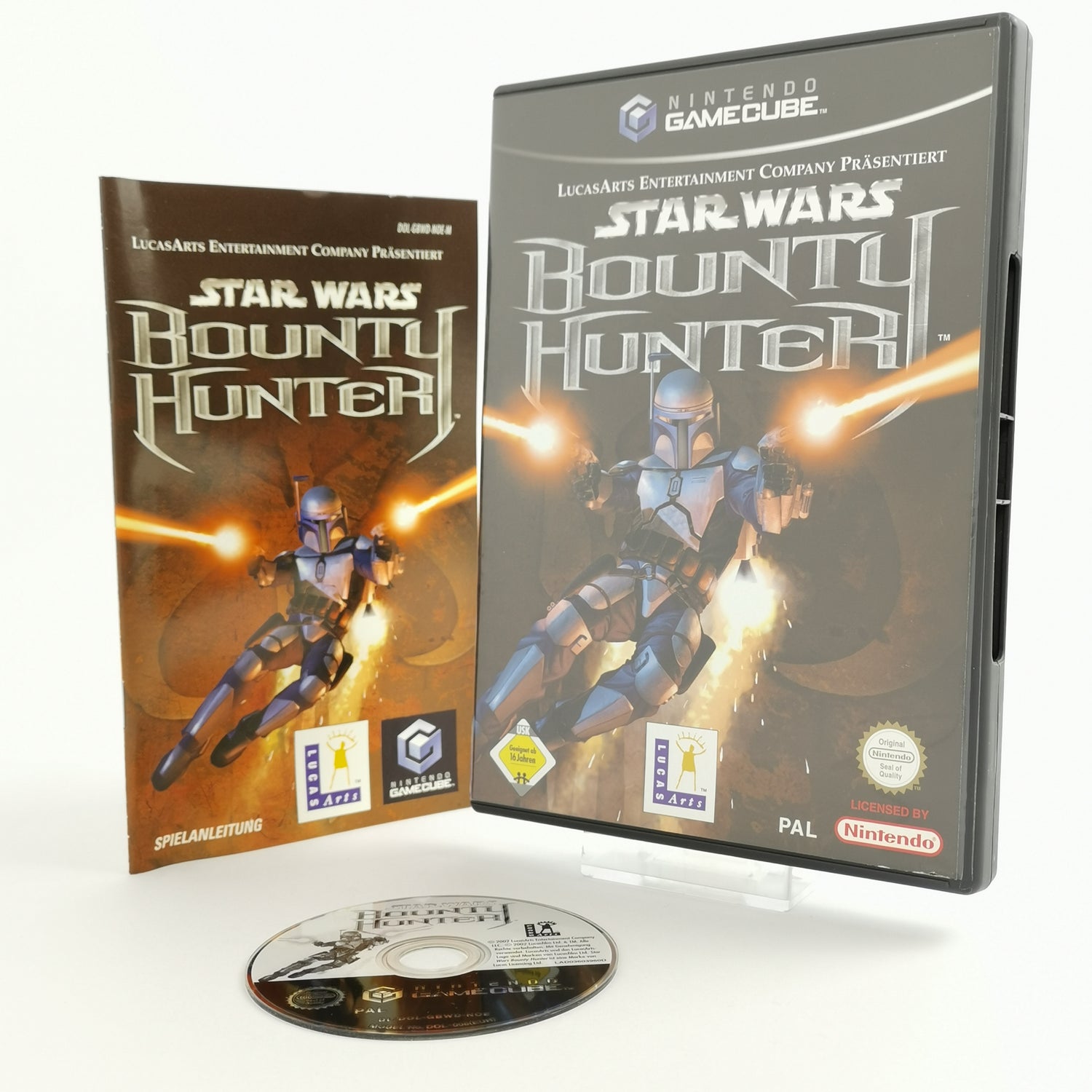Nintendo Gamecube Spiel : Star Wars Bounty Hunter | dt. PAL OVP - Lucas Arts